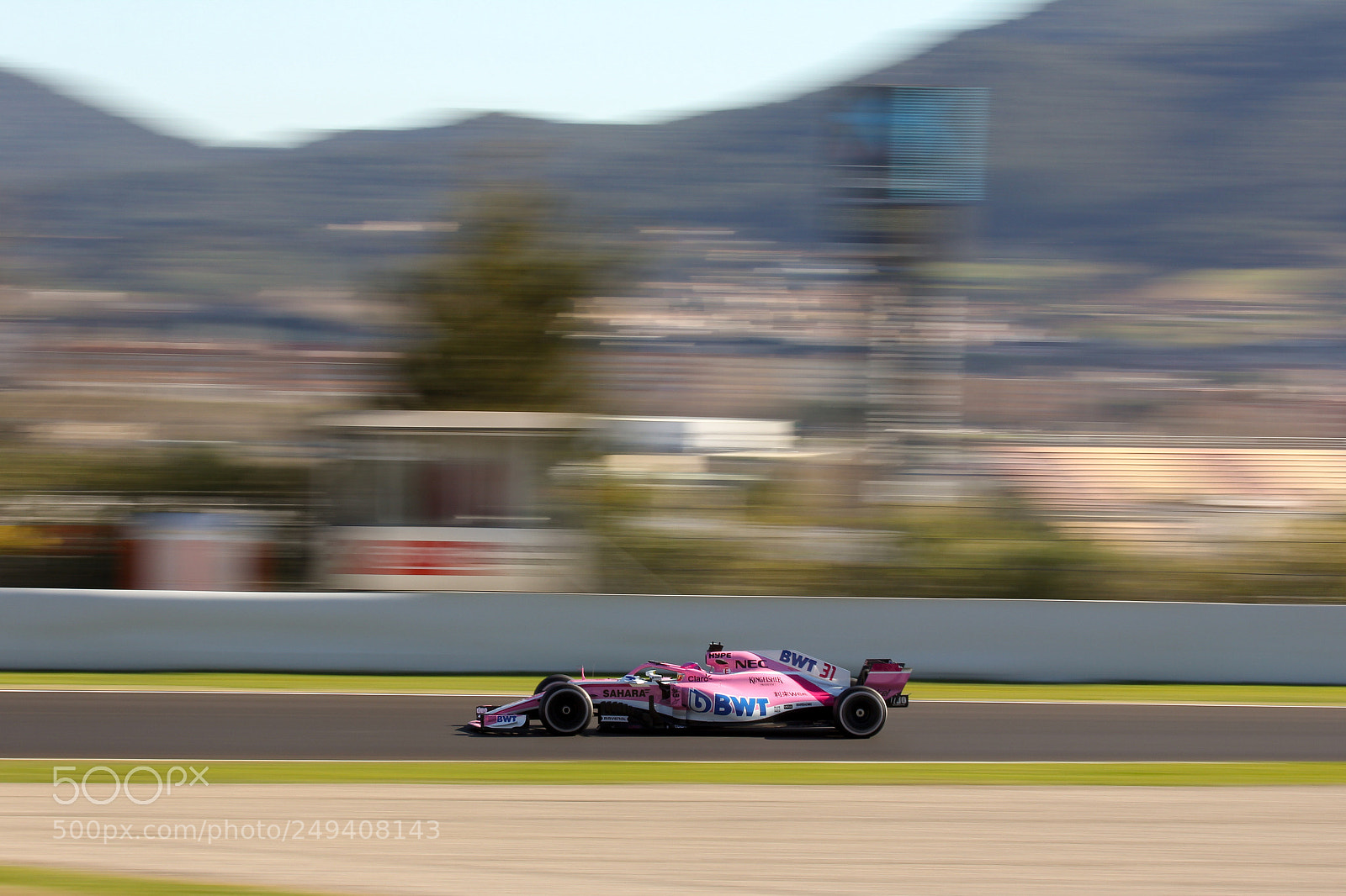 Canon EOS 60D sample photo. Esteban ocon (force india) photography