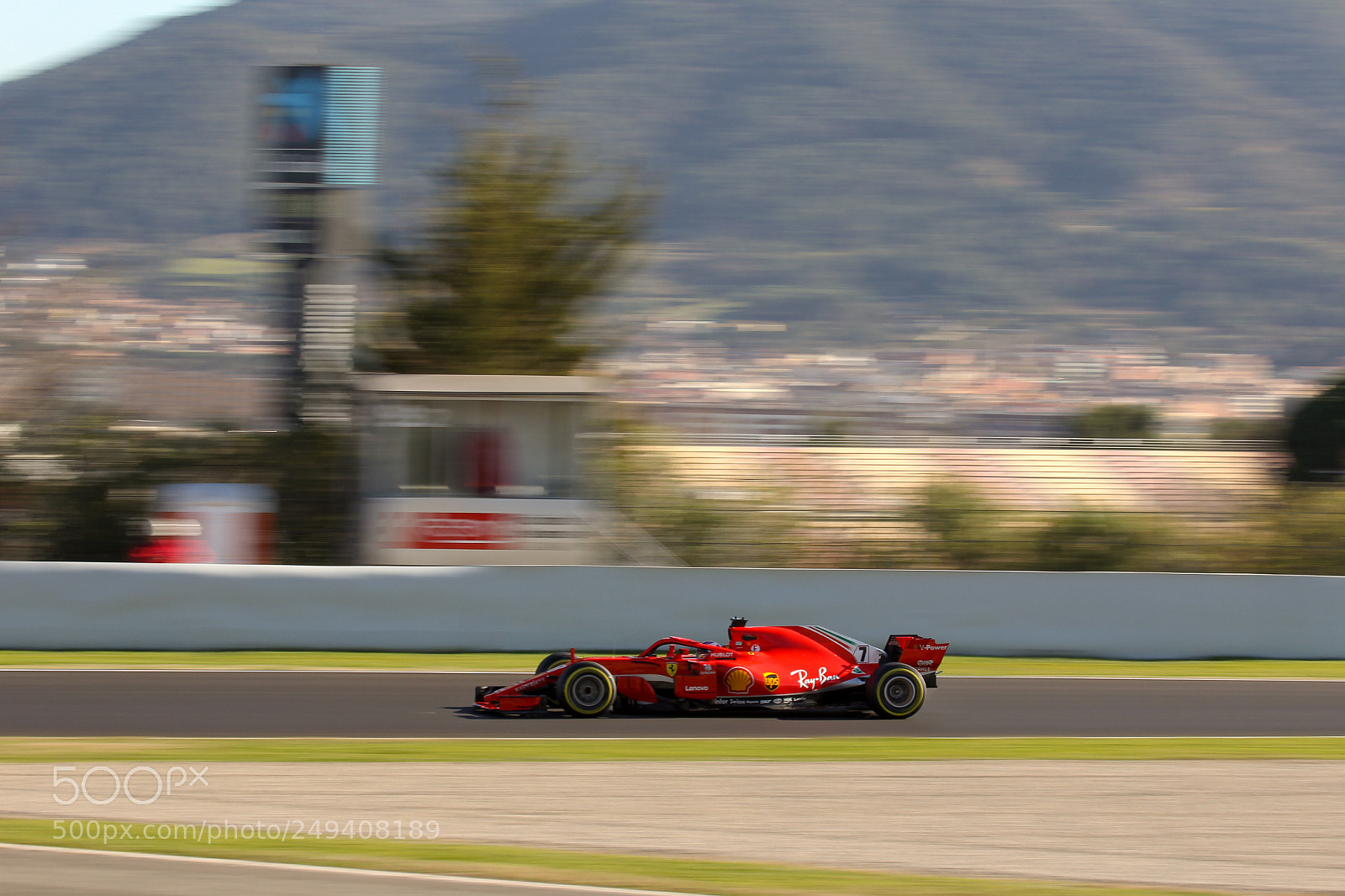 Canon EOS 60D sample photo. Sebastian vettel (ferrari) photography