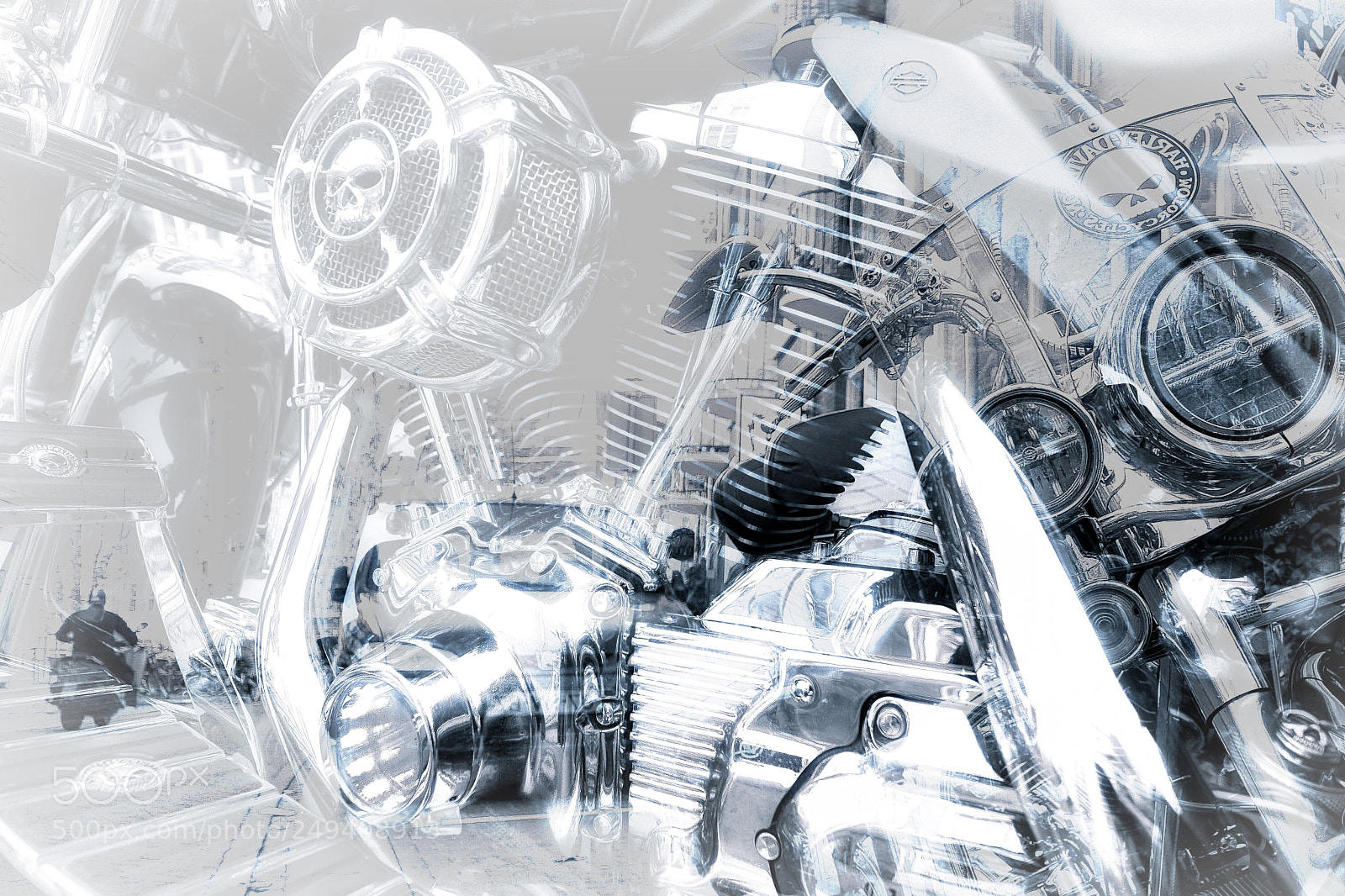 Sony a6300 sample photo. Harley davidson art photography
