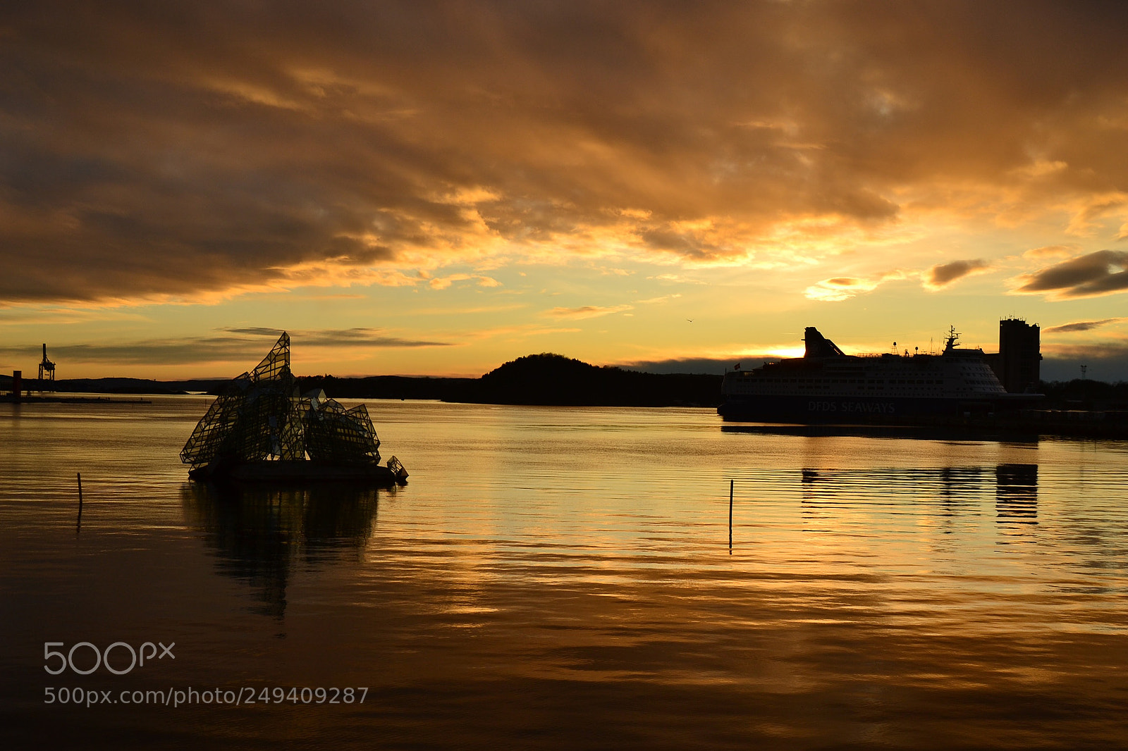 Nikon D3100 sample photo. Opera oslo sunset photography