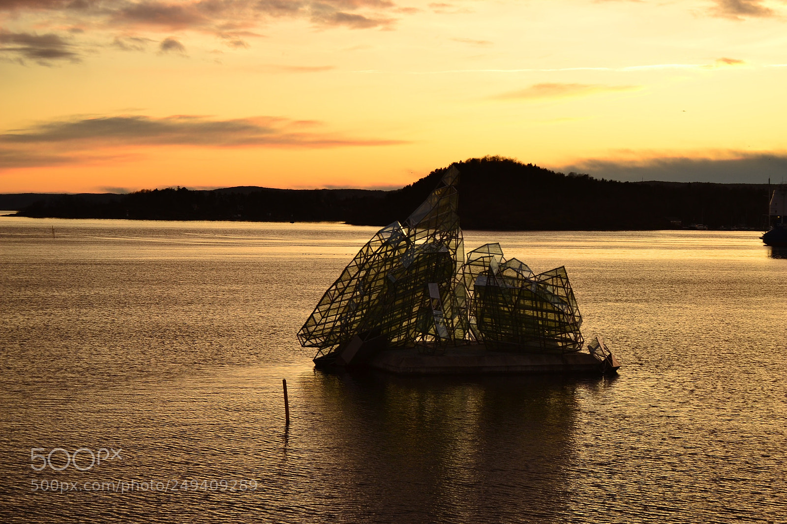 Nikon D3100 sample photo. Oslo sunset photography