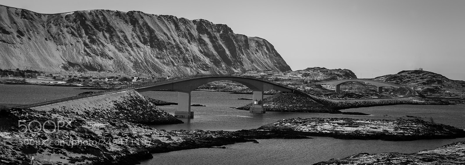 Nikon D4 sample photo. Bridges trough the lofoten photography