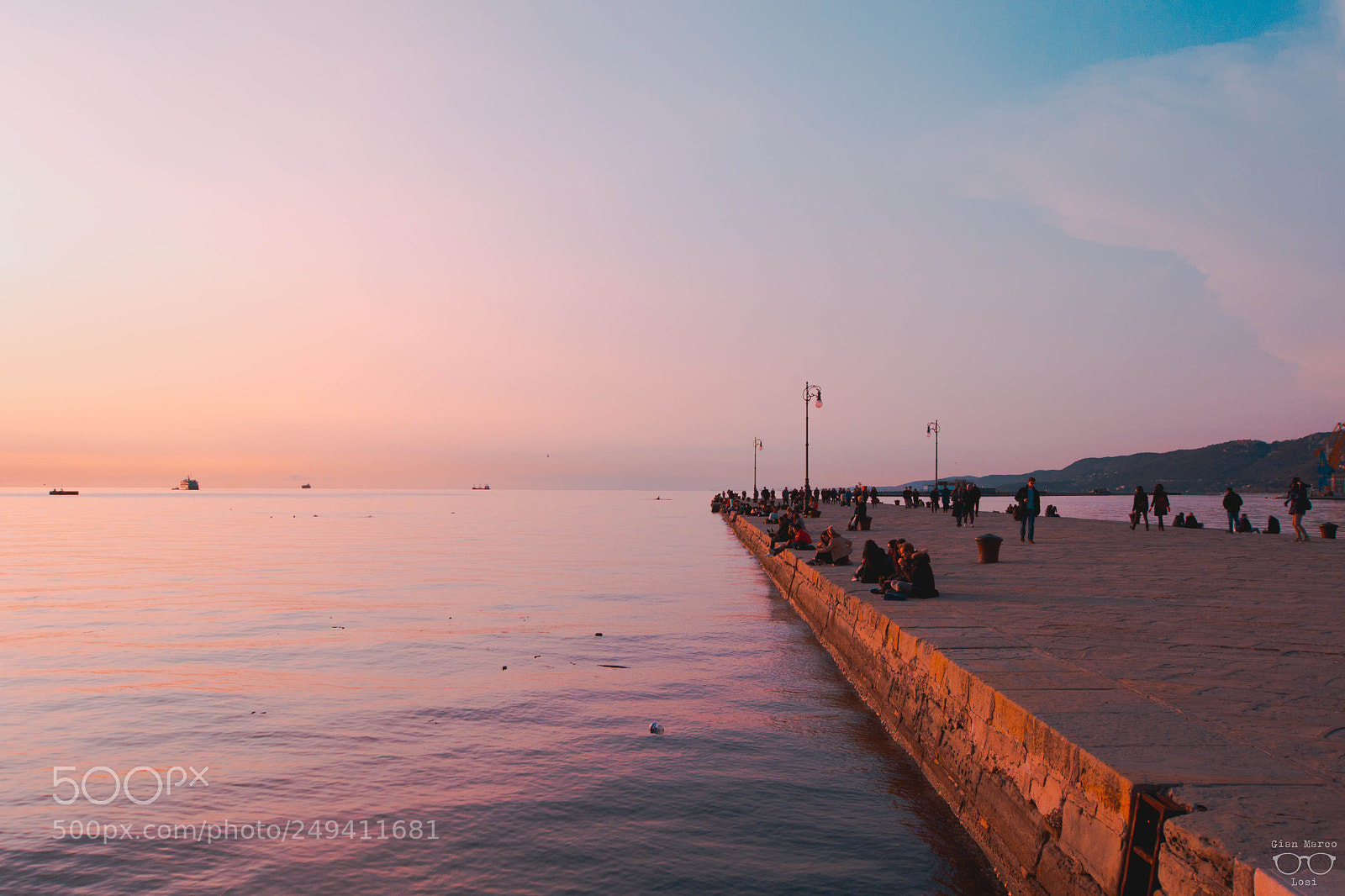 Nikon D3100 sample photo. Sunset in trieste photography