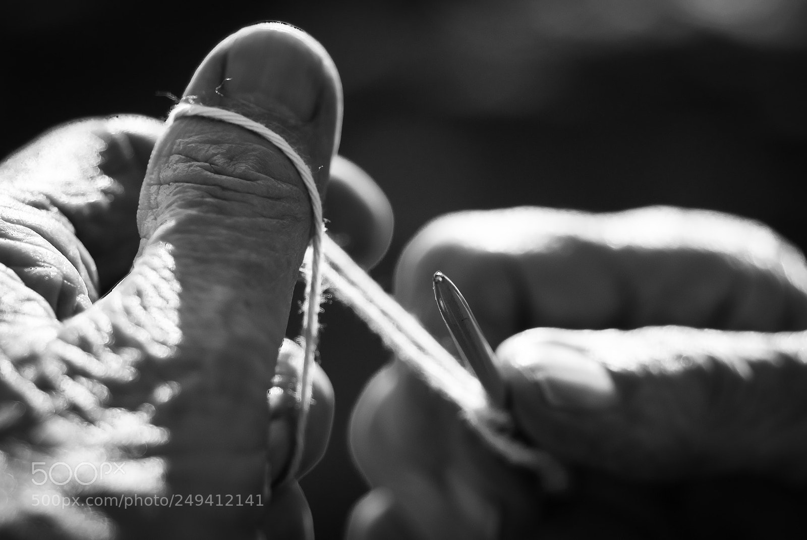 Nikon D3300 sample photo. Knitting photography