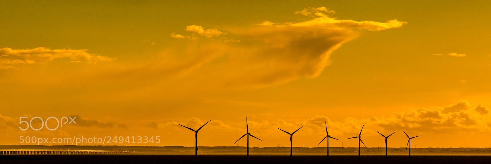Nikon D5100 sample photo. Wind turbine photography