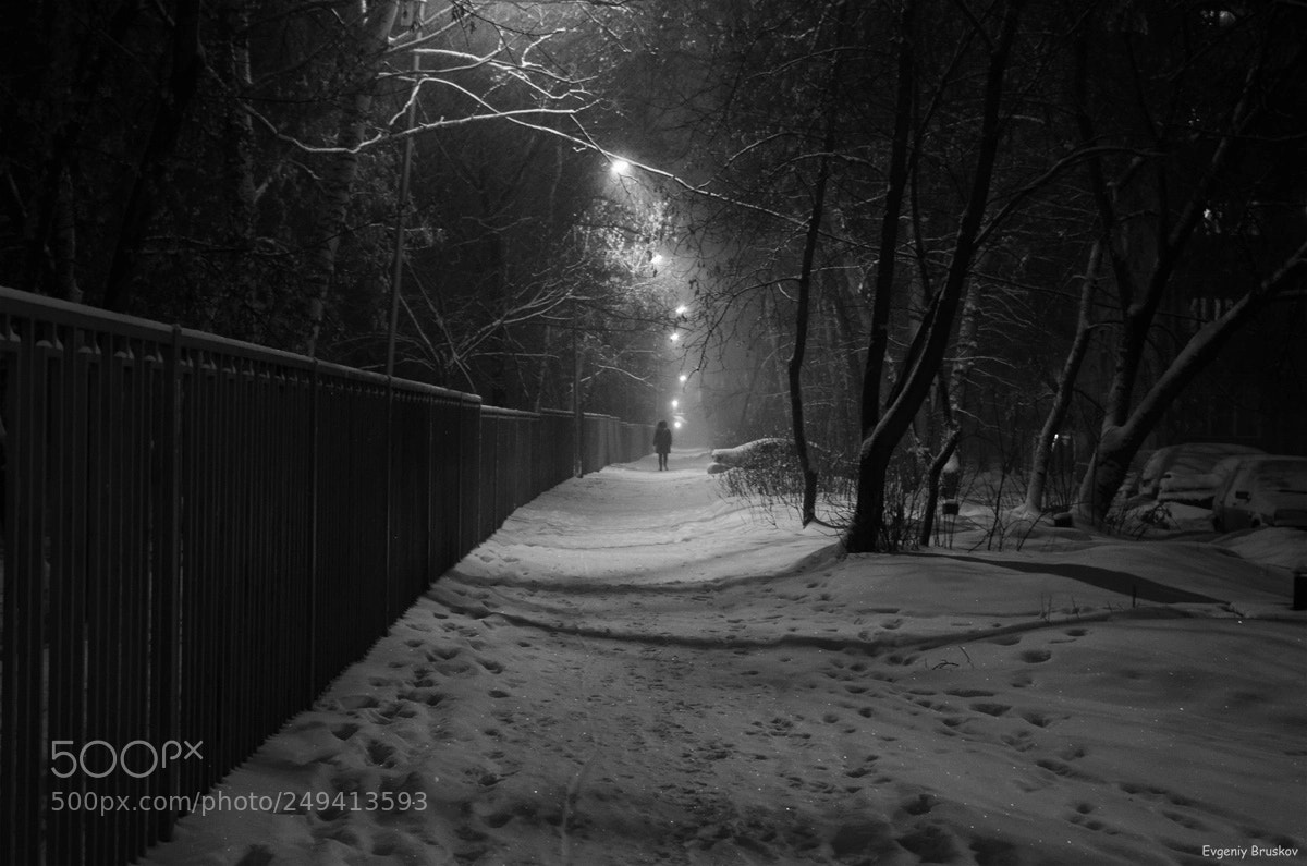 Nikon D7000 sample photo. Ночная метель photography