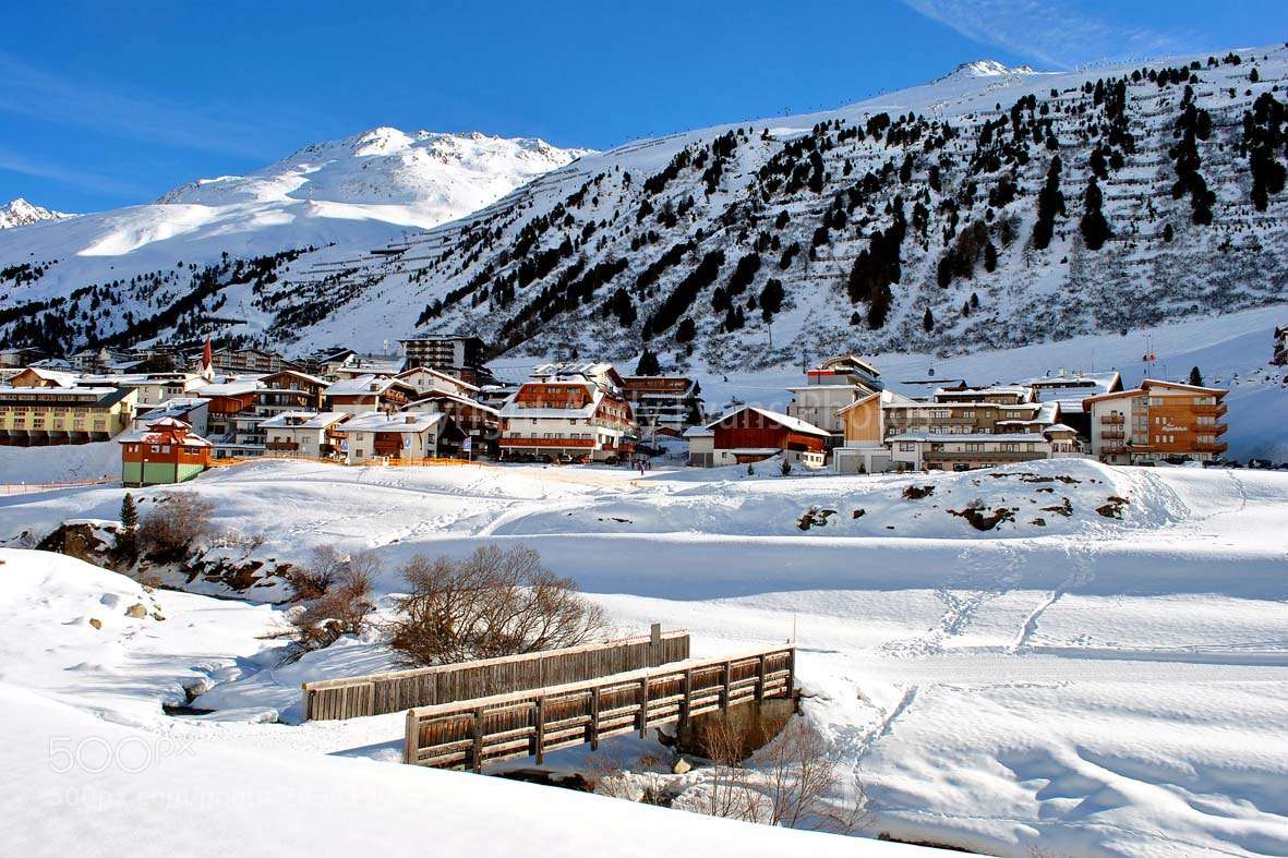 Nikon D3000 sample photo. Obergurgl hochgurgl otztal ski photography
