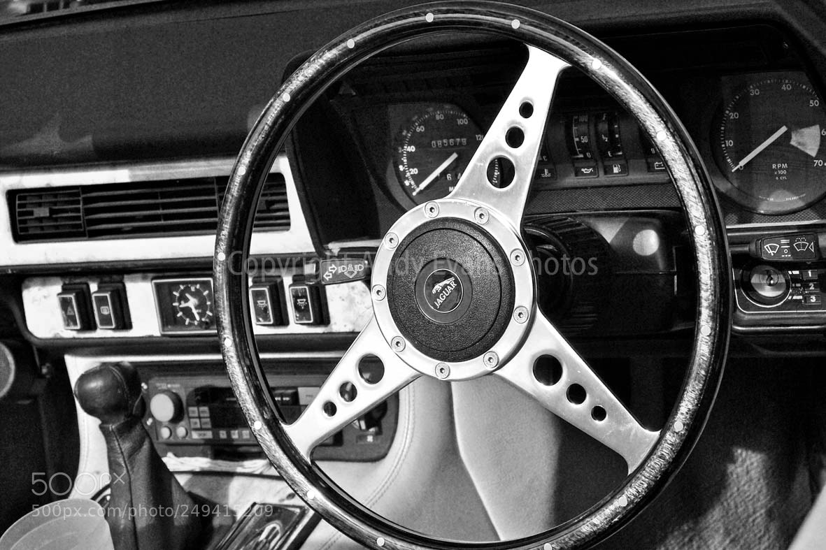 Nikon D3000 sample photo. Jaguar classic motor car photography