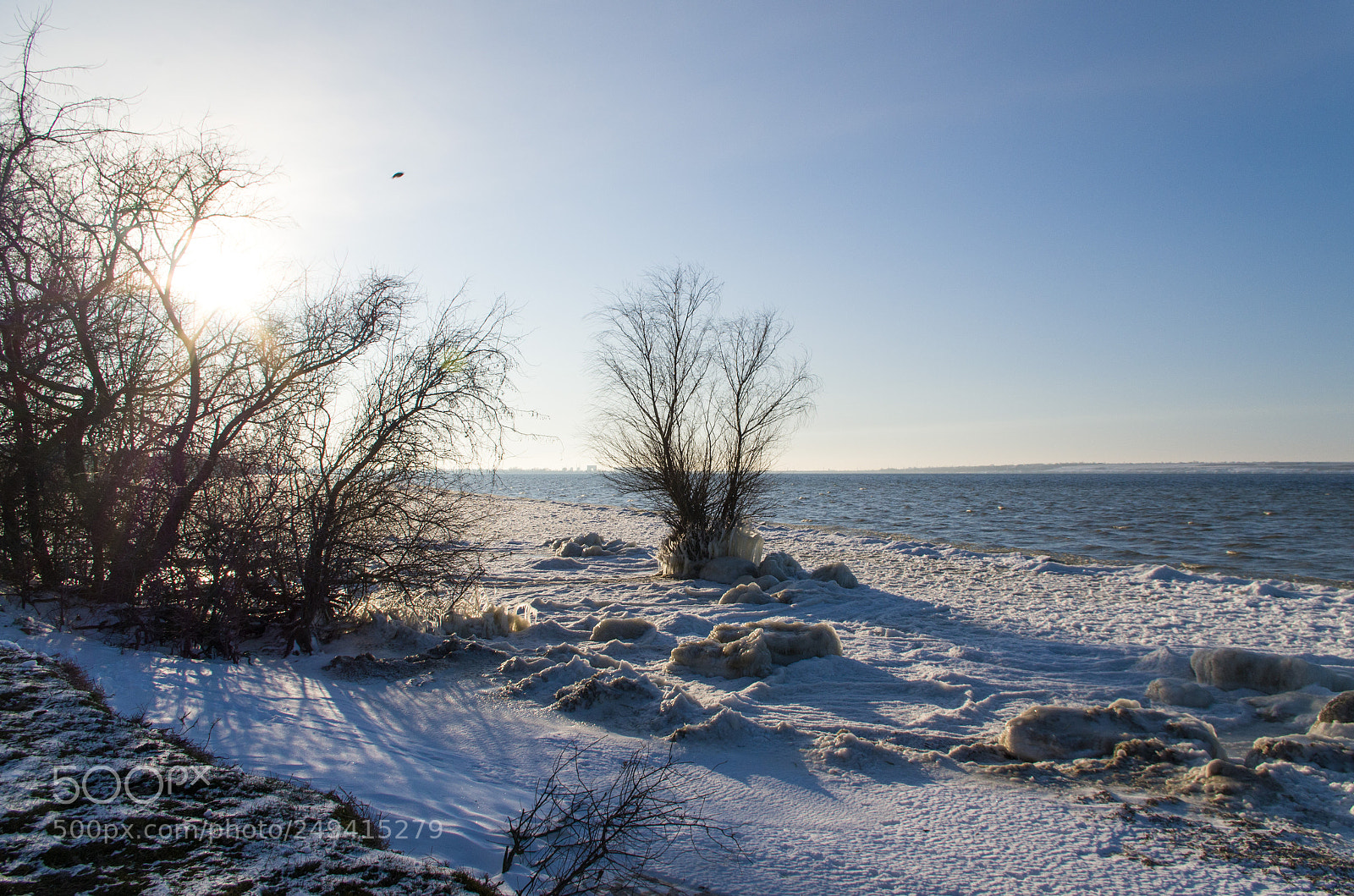 Pentax K-30 sample photo. Frozen coastline photography