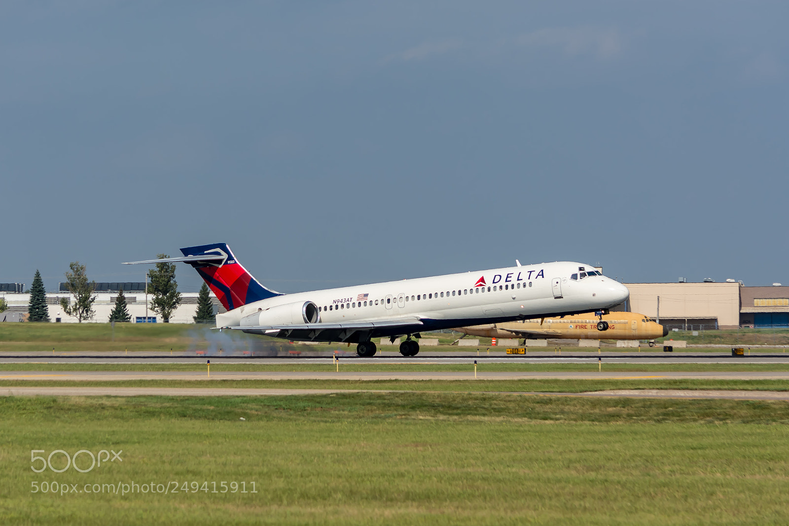 Nikon D7100 sample photo. Delta air lines boeing photography