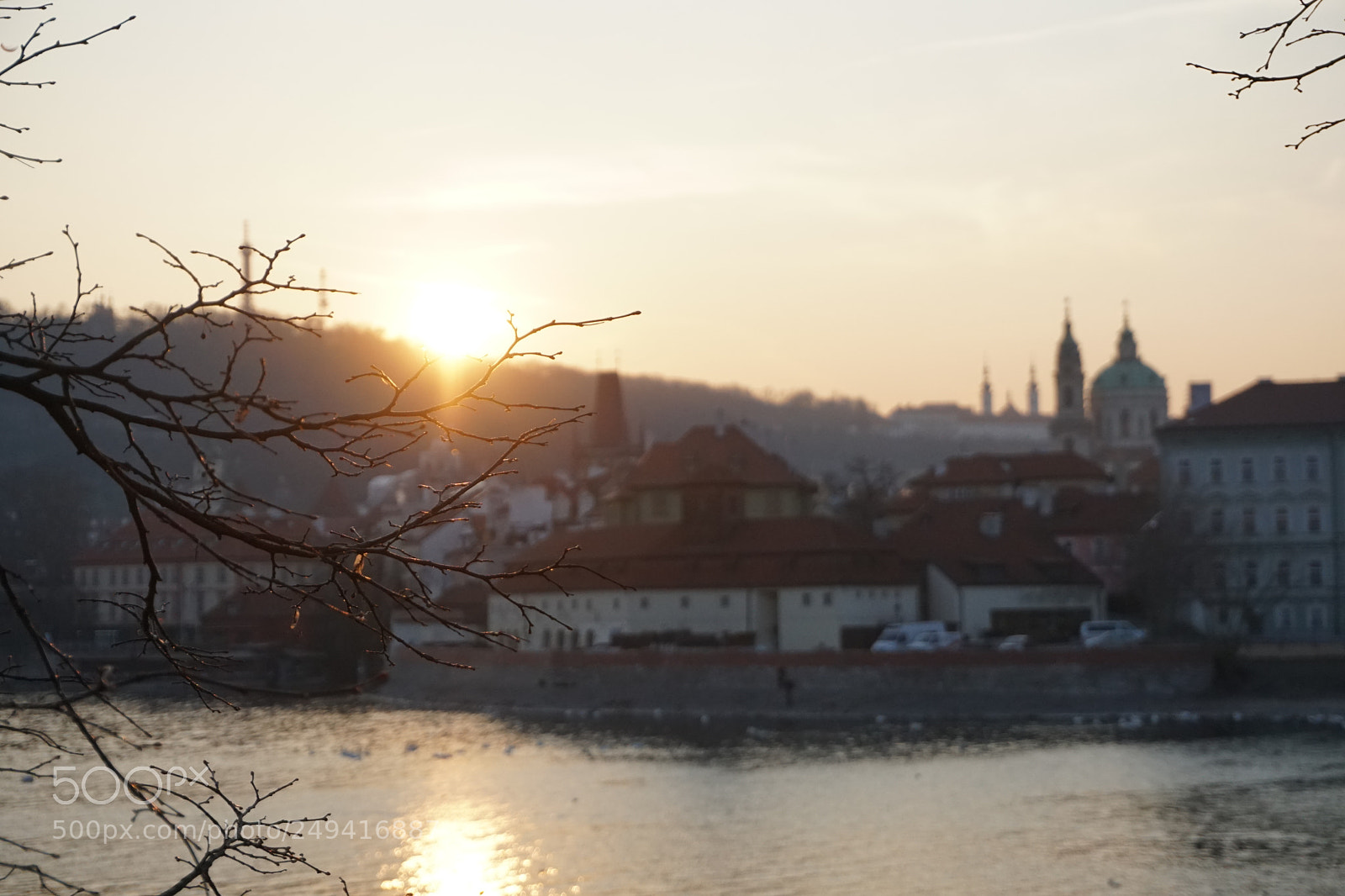 Sony a6300 sample photo. Sunset in prague photography