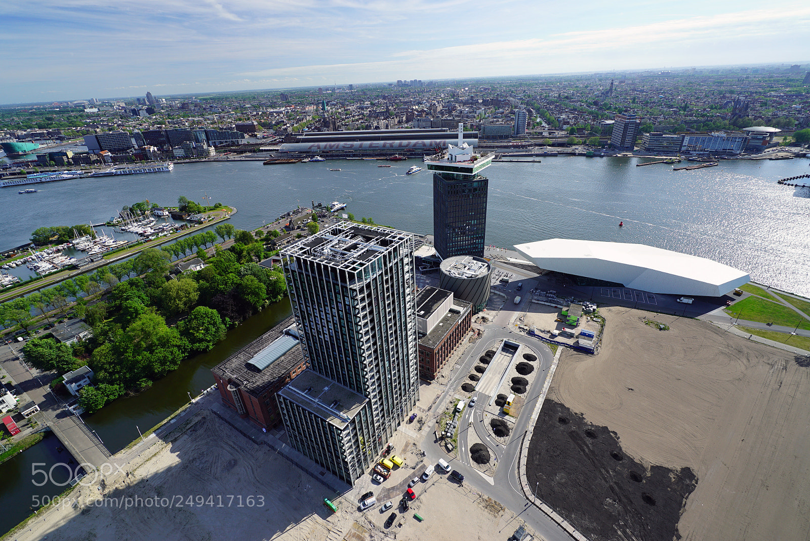 Sony a7S II sample photo. Toren rechts ams nl photography