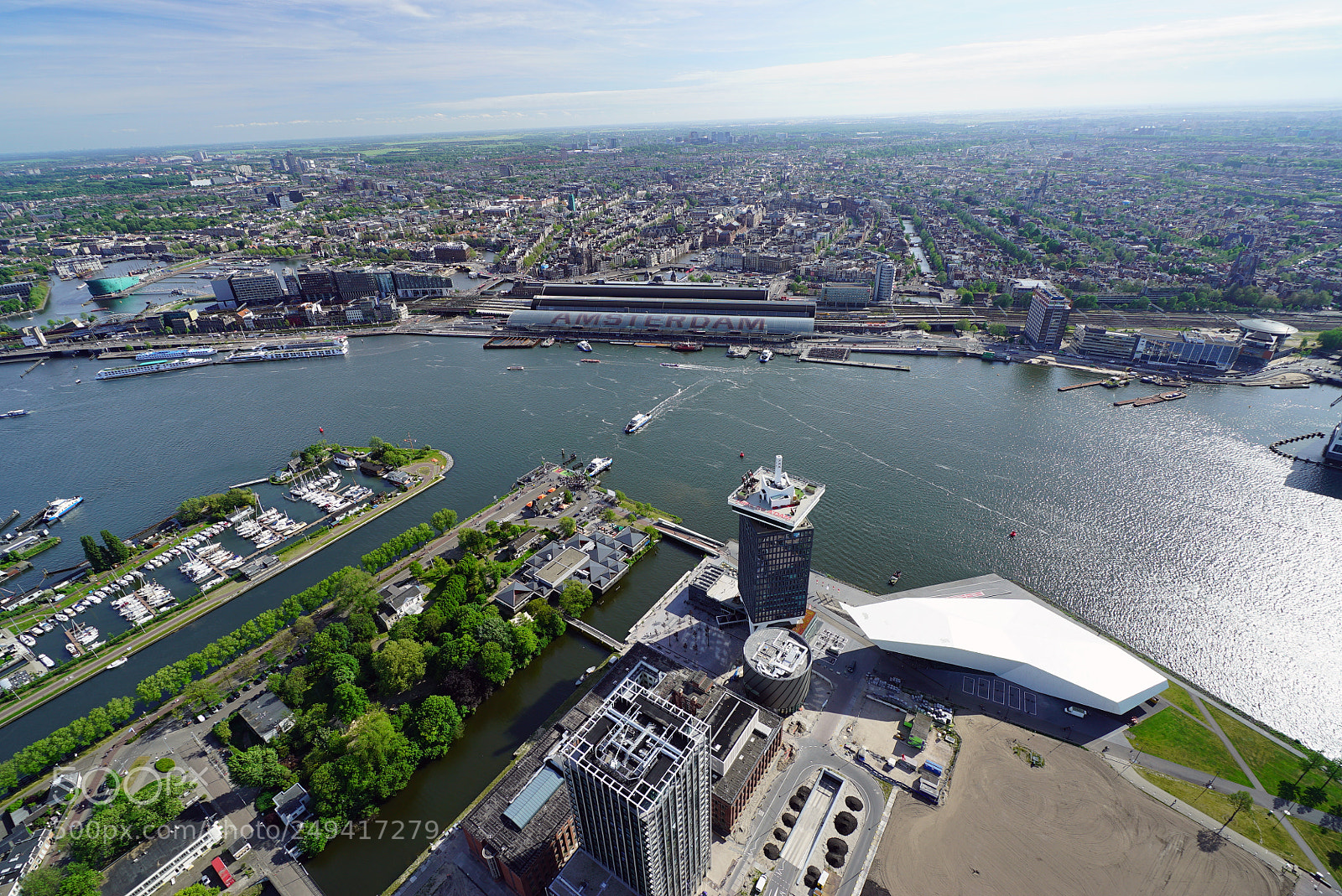 Sony a7S II sample photo. Toren rechts ams nl photography