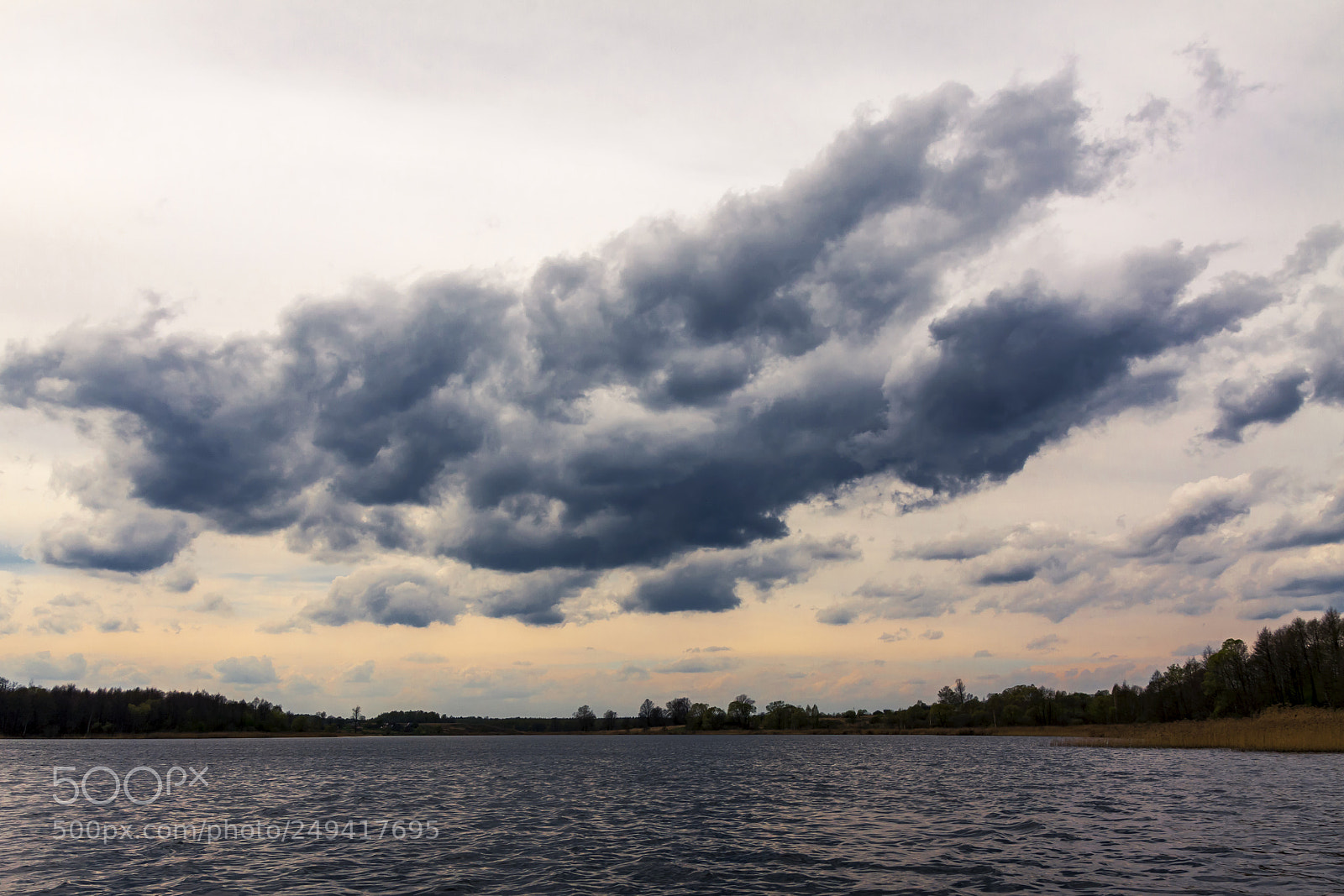 Canon EOS 50D sample photo. Clouds over the lake photography
