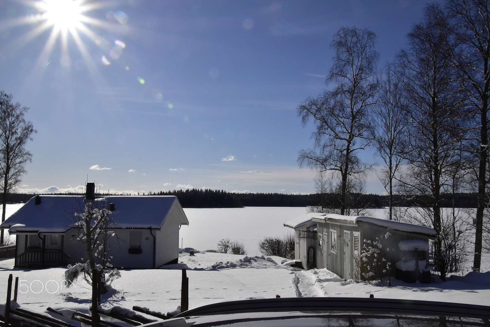 Nikon D5500 sample photo. Solsken på en vinterdag photography