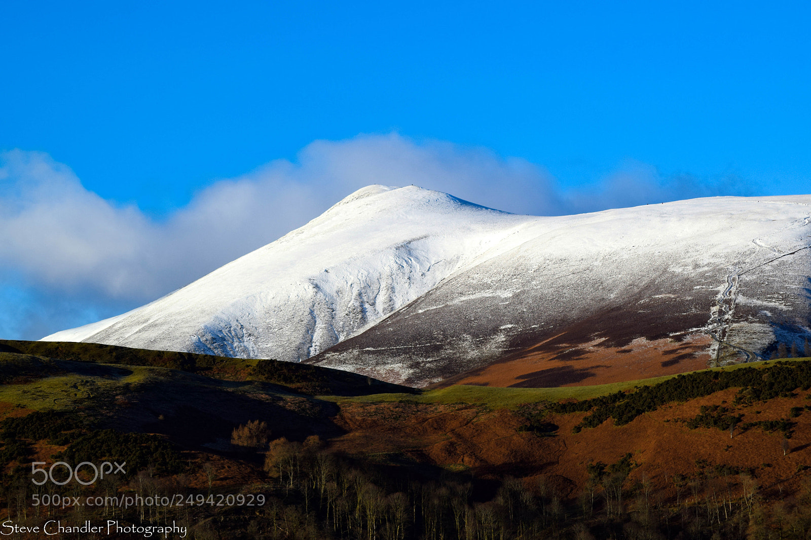 Nikon D3300 sample photo. Snowcapped skiddaw photography