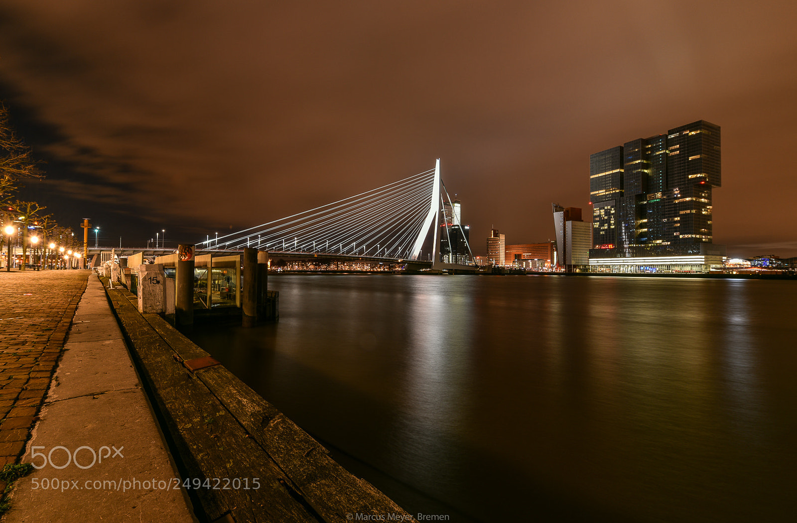 Nikon D810 sample photo. Nacht in rotterdam photography