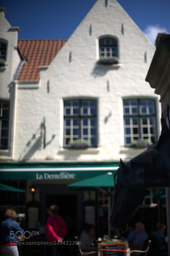 Sony Alpha DSLR-A850 sample photo. Fontaine. bruges, août 2017 photography