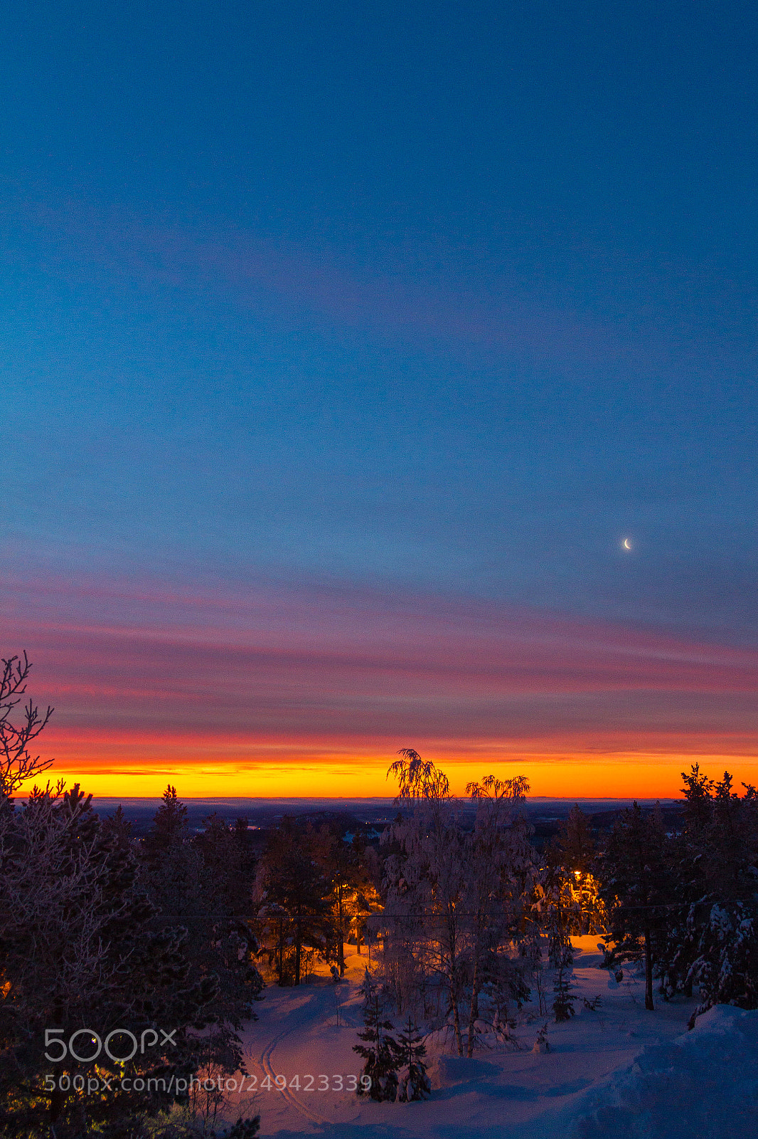 Canon EOS 7D sample photo. Winter sunrise photography