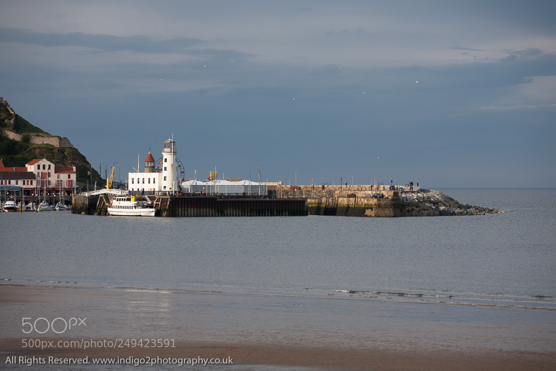 Canon EOS 5D sample photo. Scarborough harbour photography