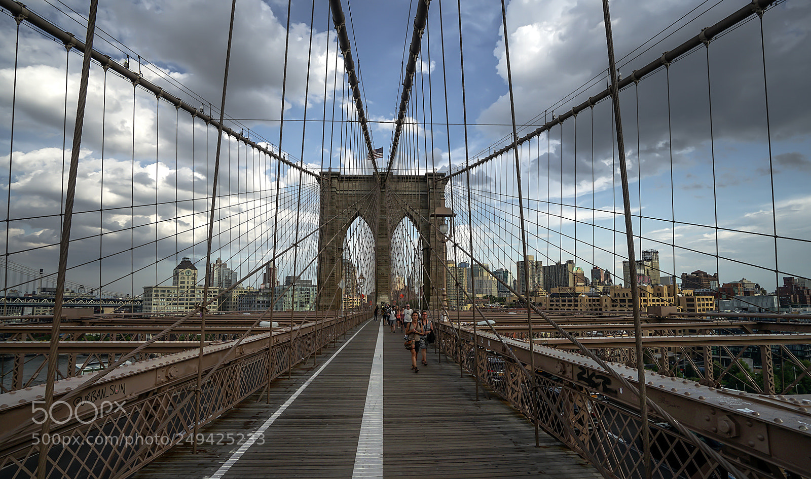 Sony a7 II sample photo. Brooklyn bridge photography