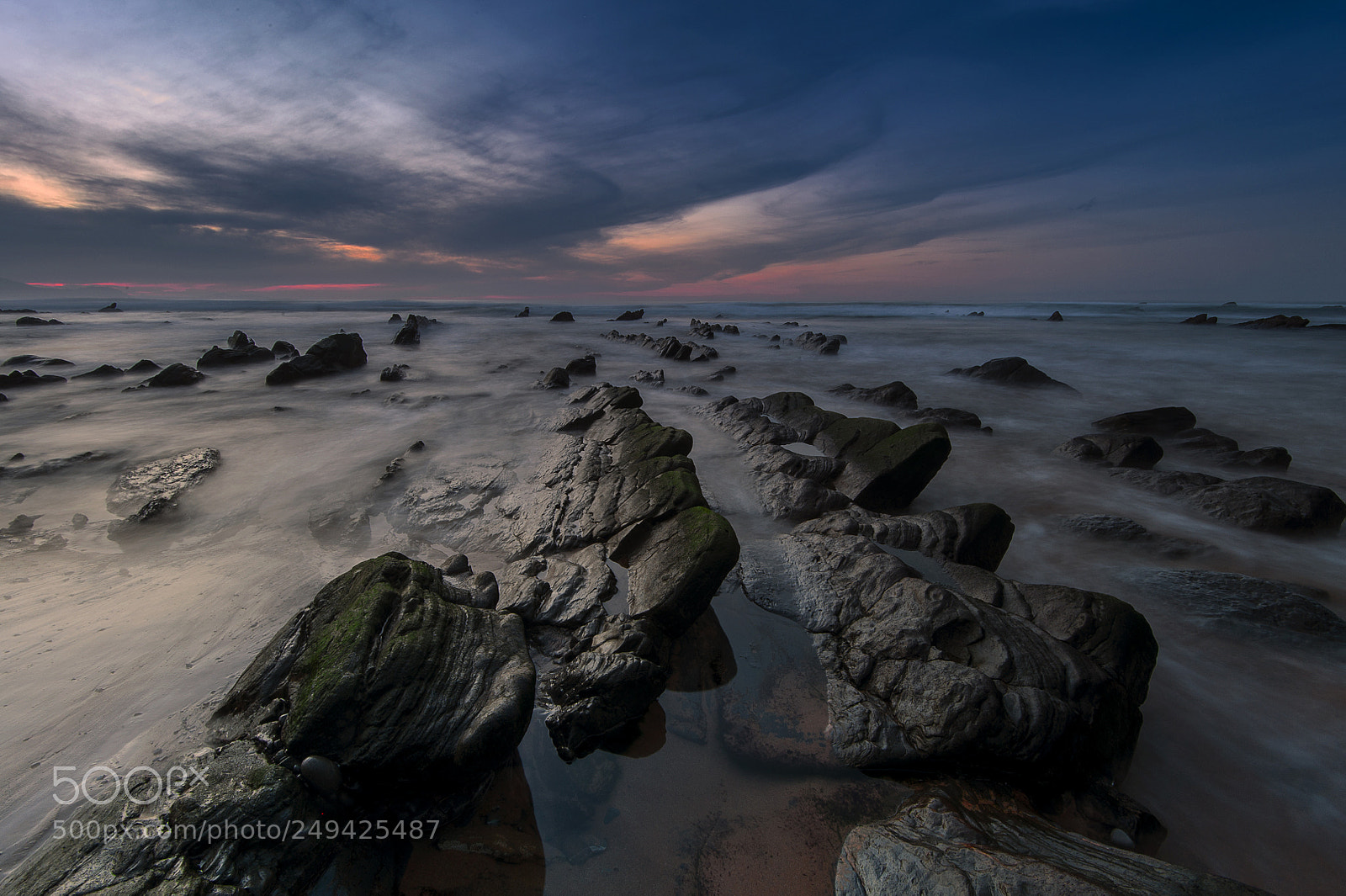 Nikon D700 sample photo. Sunset beach photography