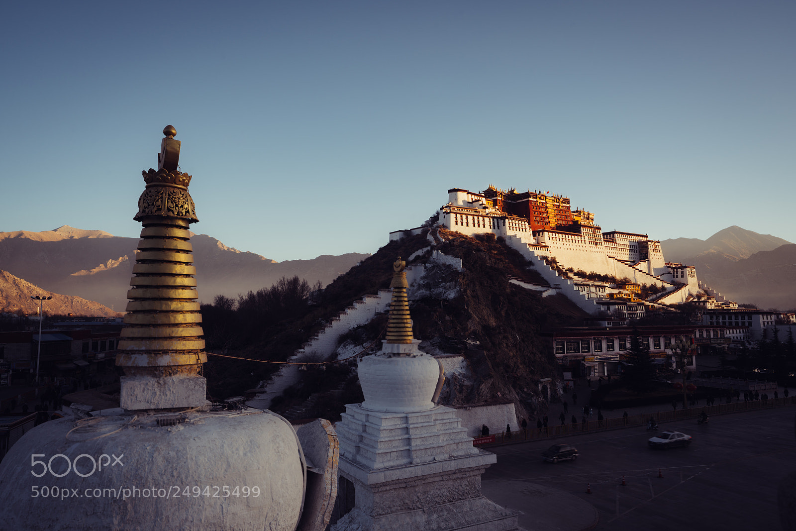 Sony a7R III sample photo. Potala palace in sunrise photography