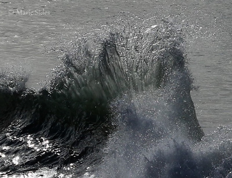Canon EOS 100D (EOS Rebel SL1 / EOS Kiss X7) sample photo. Crashing waves 2 photography