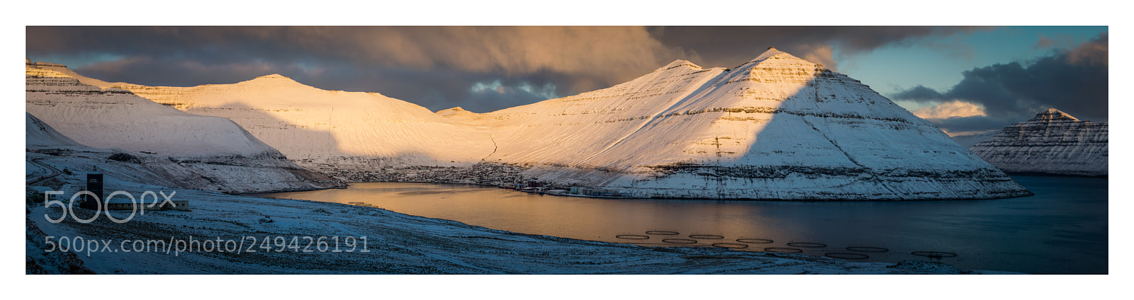 Nikon D3300 sample photo. Fuglafjørður sunrise photography