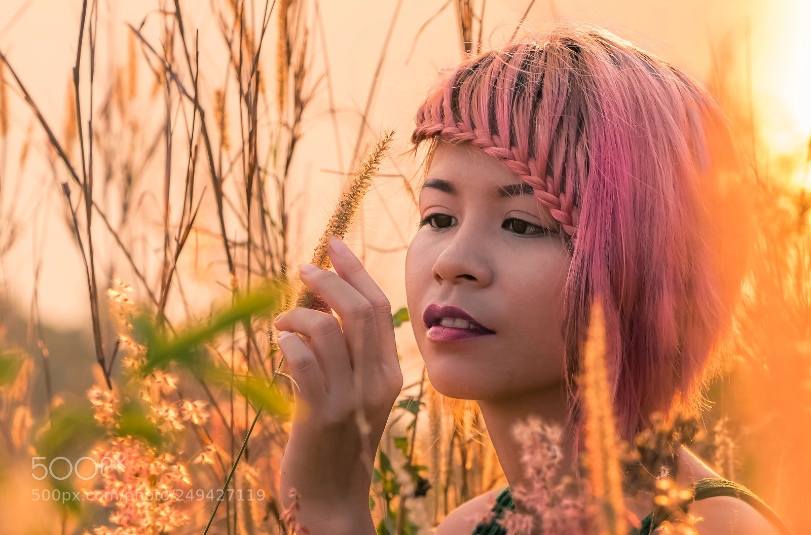 Canon EOS 70D sample photo. Pink hair girl in photography