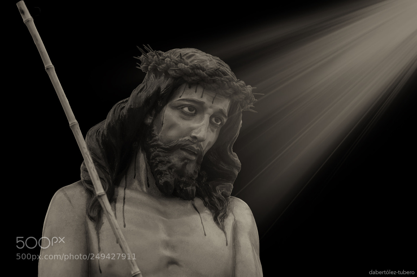 Nikon D90 sample photo. Ecce homo b&n photography