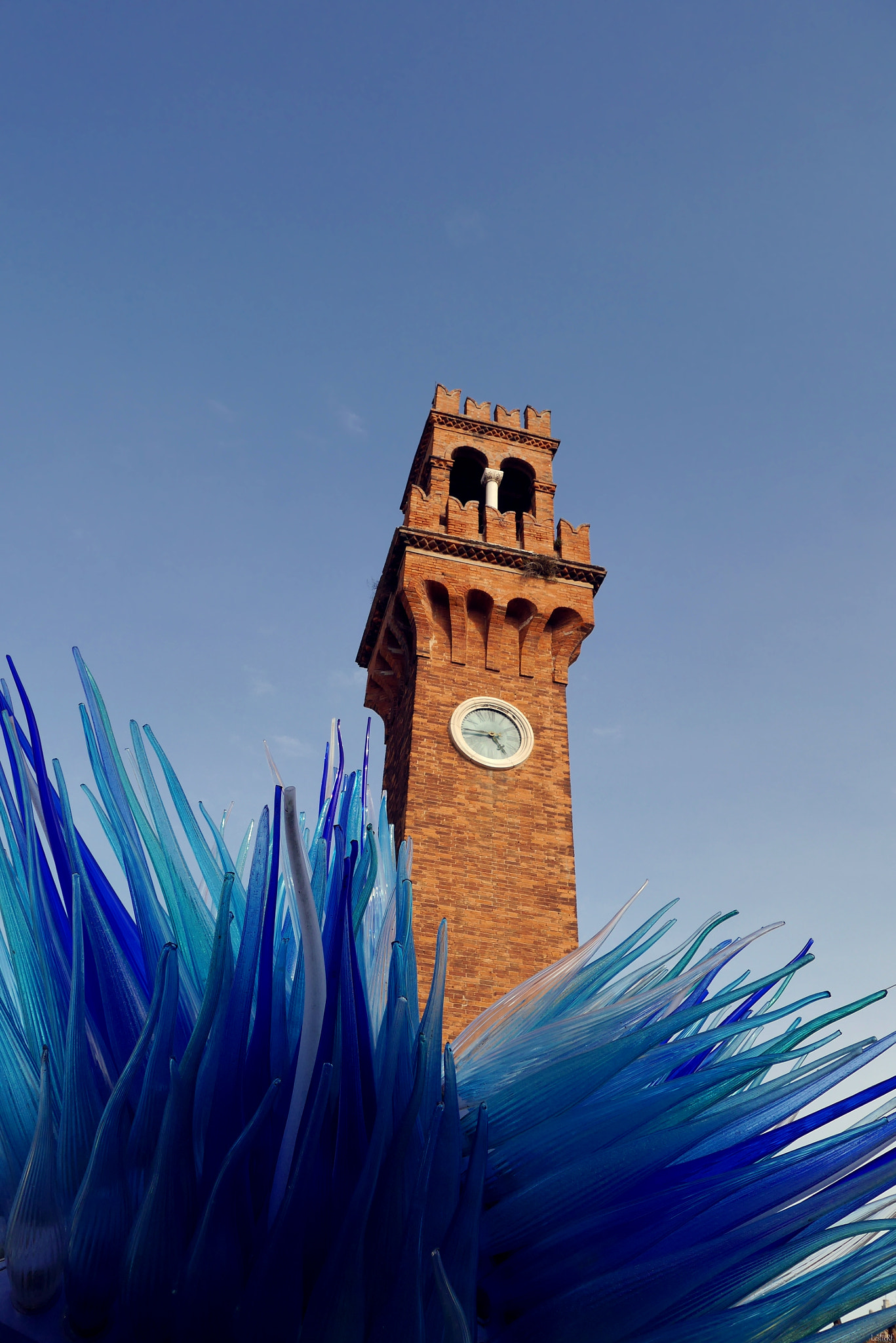 Panasonic Lumix DMC-GF6 sample photo. Blue lights of murano photography