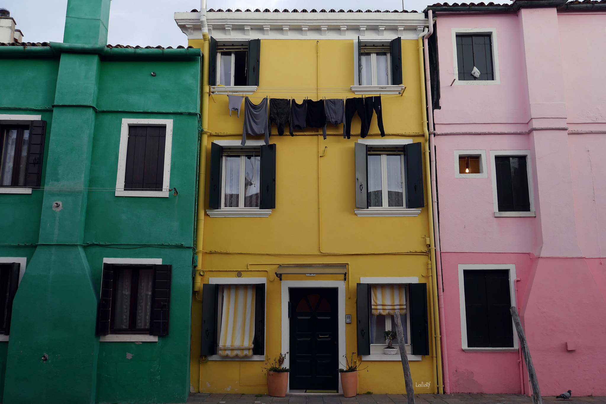 Panasonic Lumix DMC-GF6 sample photo. Murano houses photography
