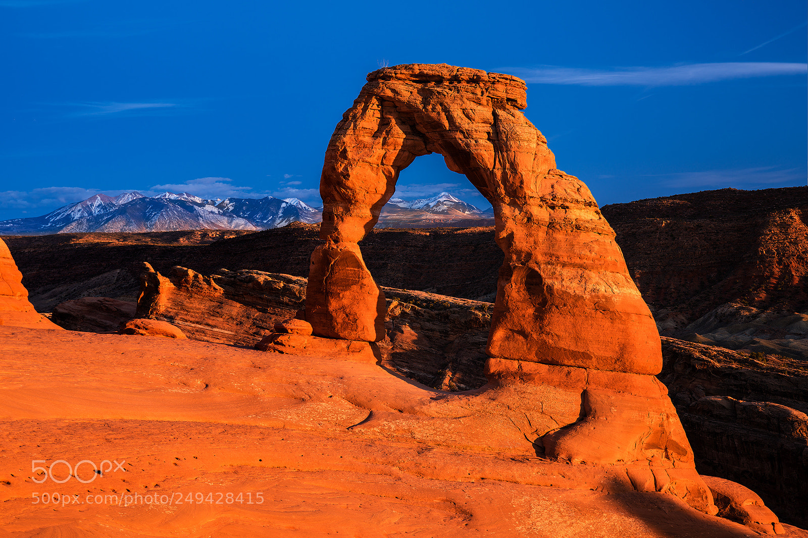 Nikon D810 sample photo. Delicate arch at sunset photography