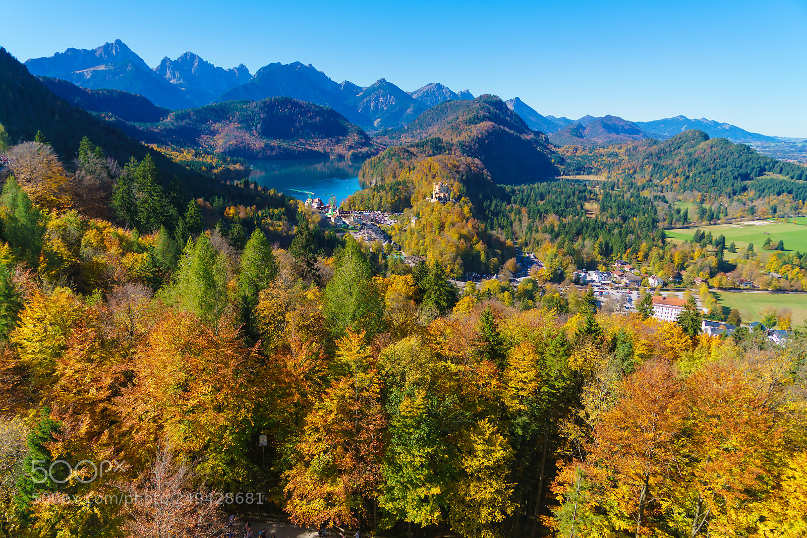 Sony a7R II sample photo. Hohenschwangau lake near neuschwanstein photography
