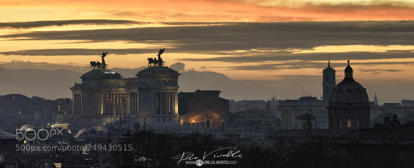 Canon EOS 5D Mark IV sample photo. Rome skyline photography