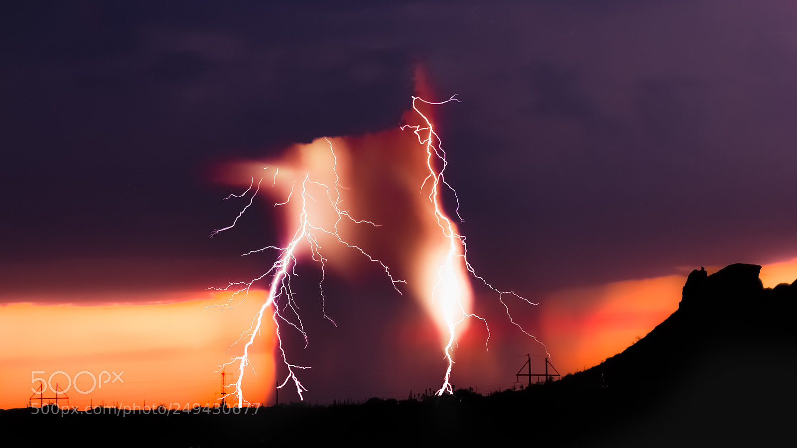 Canon EOS 7D sample photo. Monsoon season in arizona photography