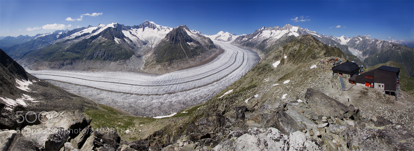 Canon EOS 50D sample photo. Aletschgletscher - panorama photography