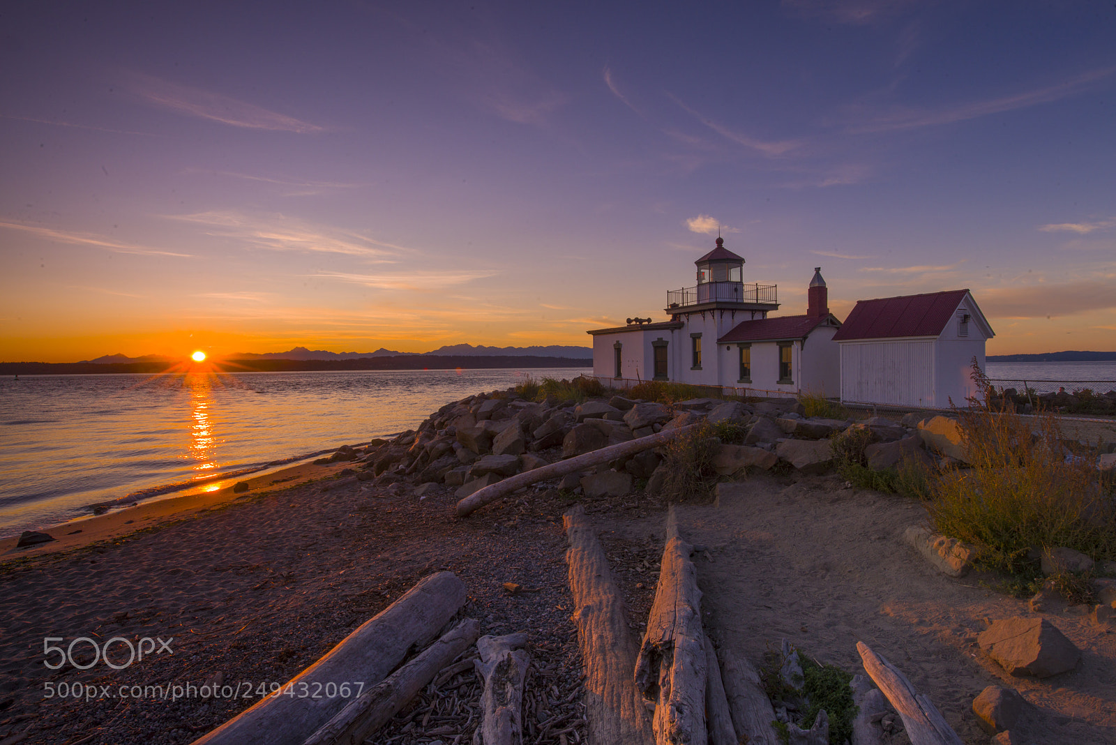 Nikon D800 sample photo. Lighthouse sunset photography