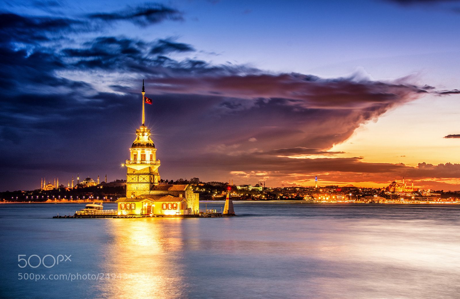 Nikon D7100 sample photo. Sunset in uskudar photography