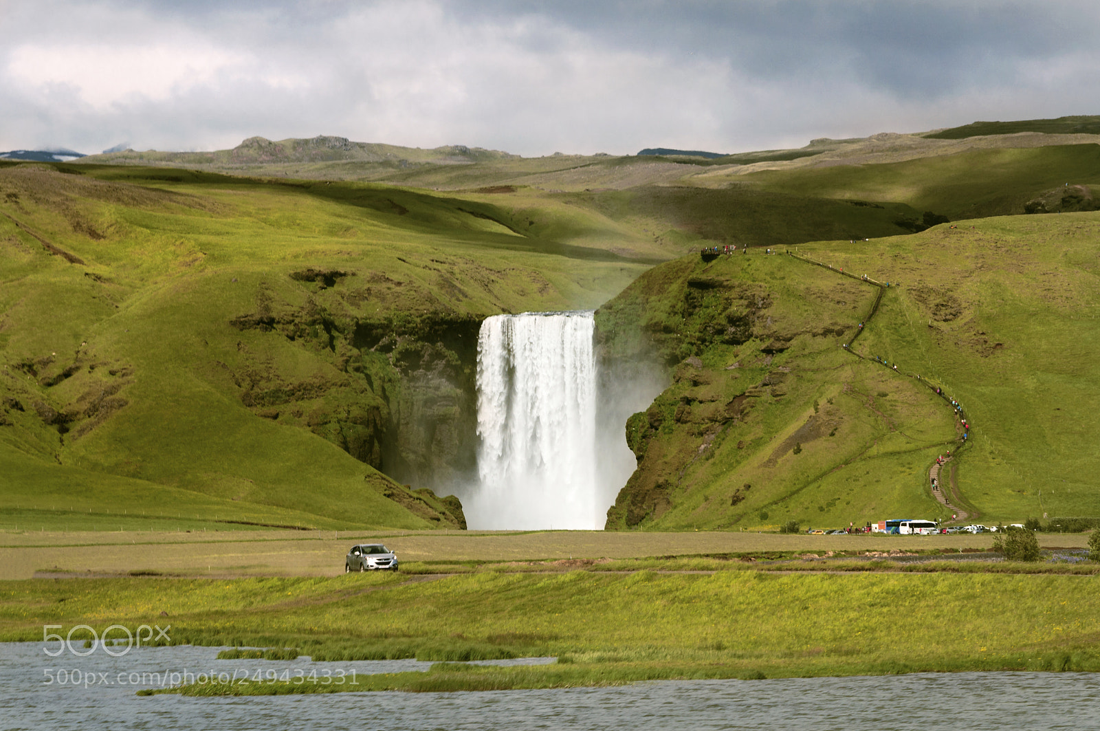 Nikon D5000 sample photo. Skogafoss photography