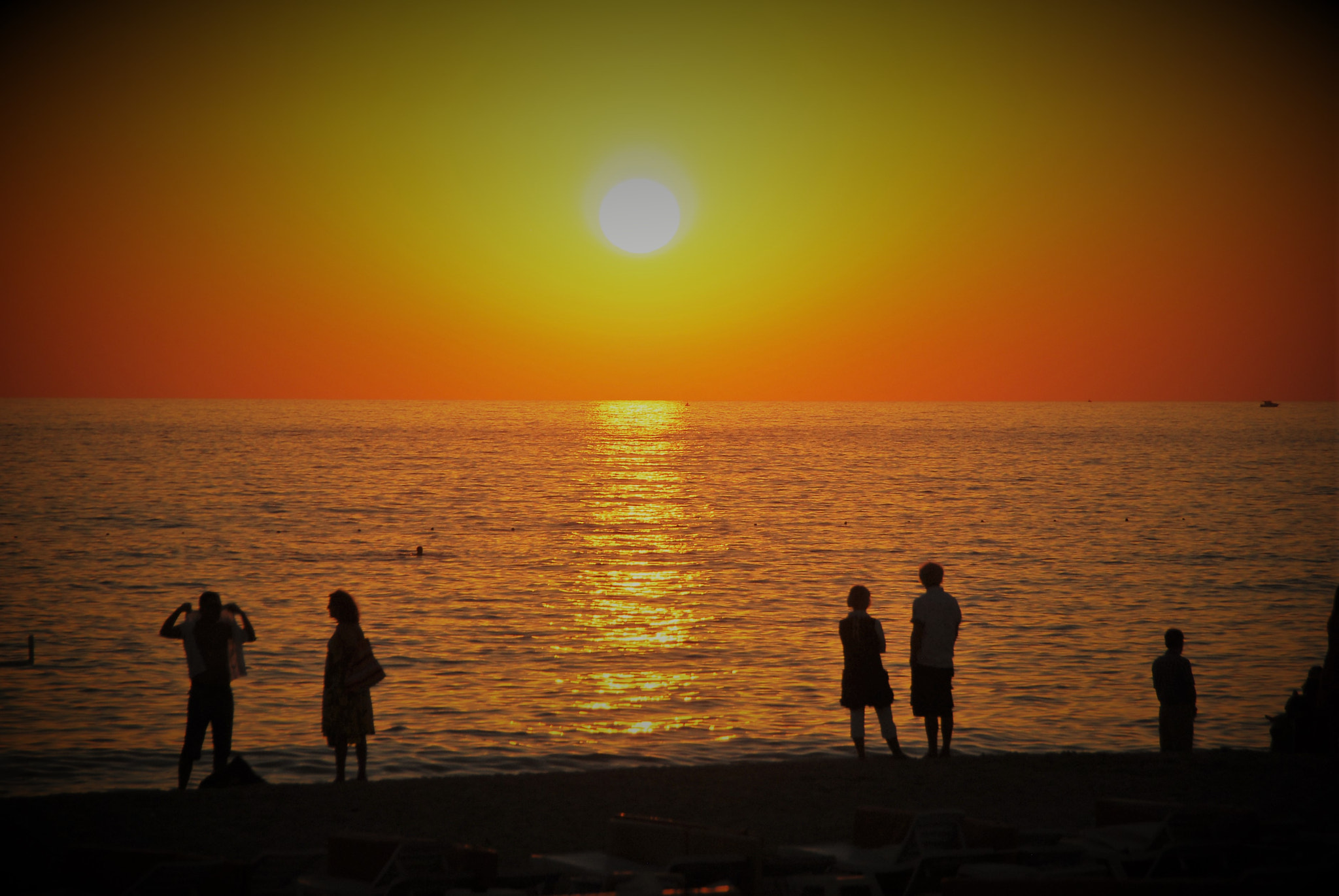 Nikon D40X sample photo. Sunset people photography