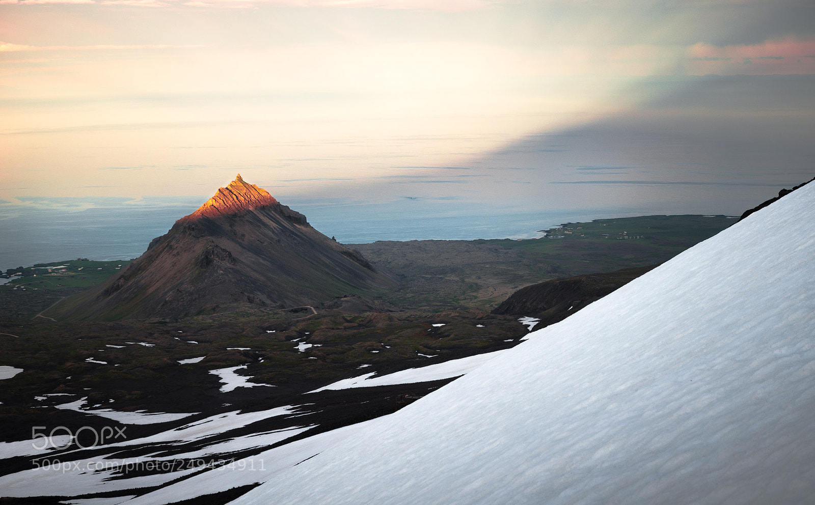 Nikon D90 sample photo. Glowing peak photography