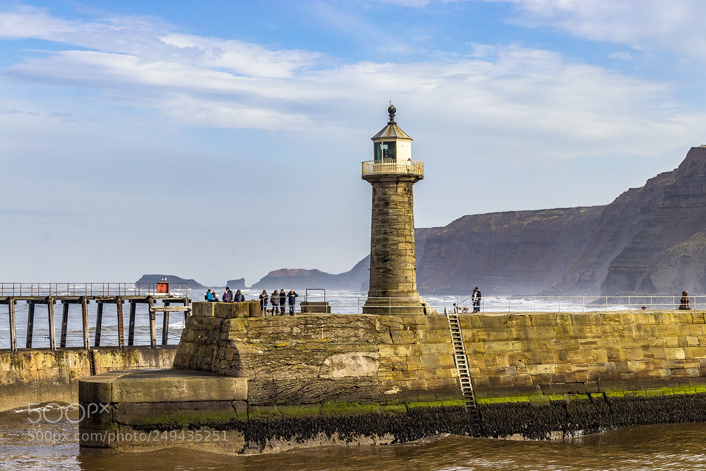 Canon EOS 80D sample photo. Small lighthouse whitby sml photography