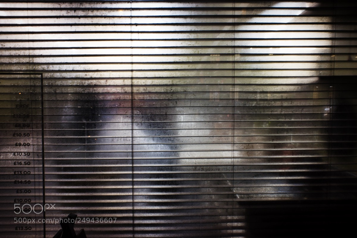 Fujifilm X70 sample photo. Barbershop window photography