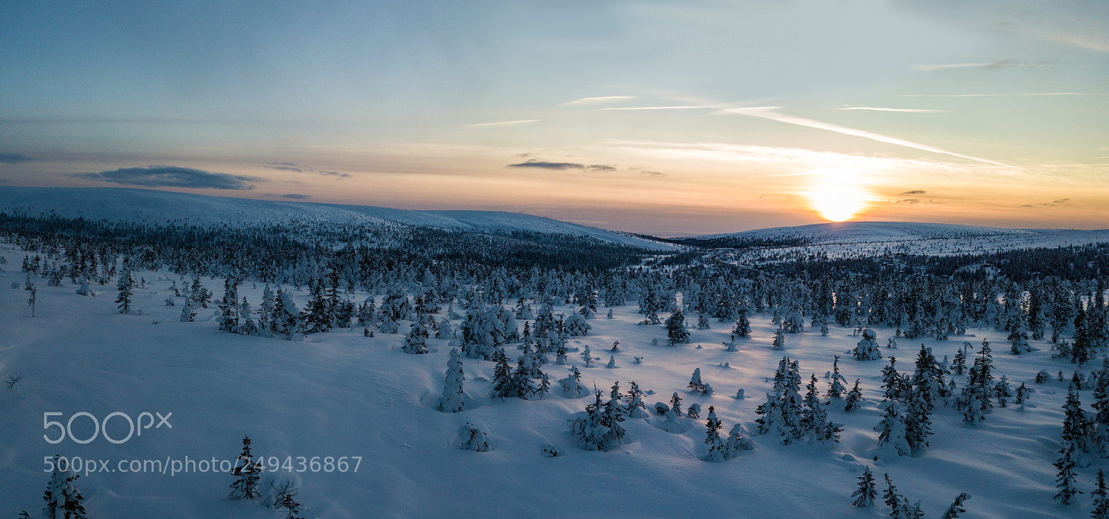 DJI FC220 sample photo. Lindvallen, sälen photography