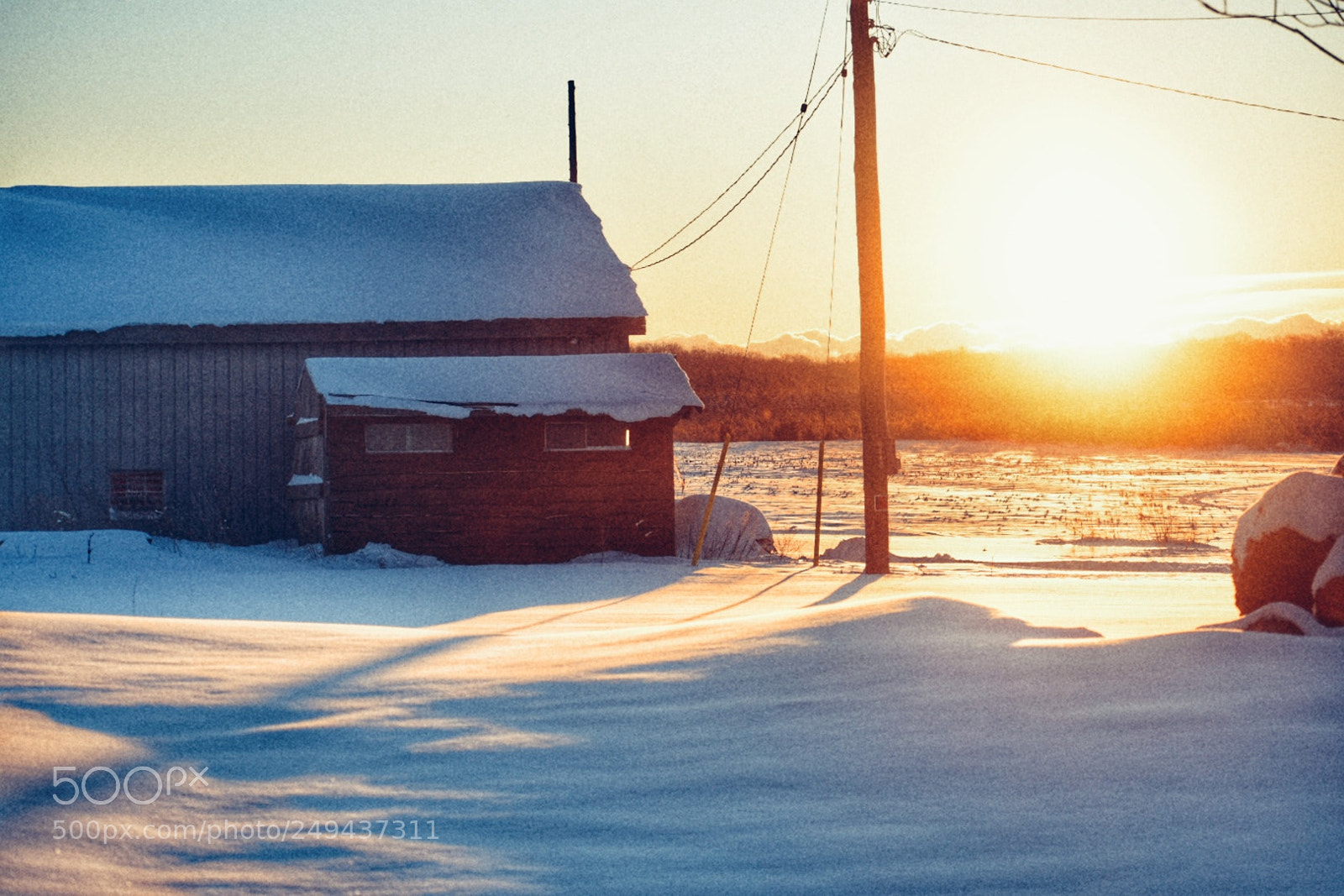 Nikon D3400 sample photo. Snow waves at sunrise photography