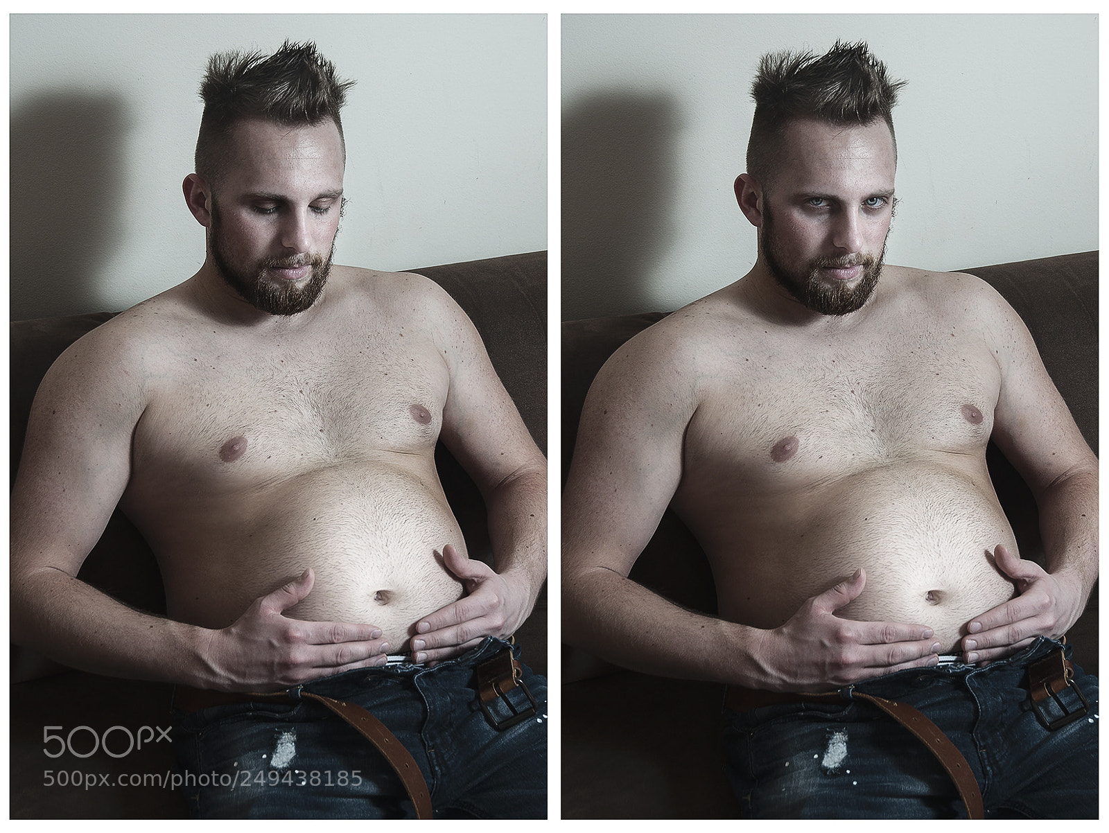 Nikon D90 sample photo. Belly beauty photography