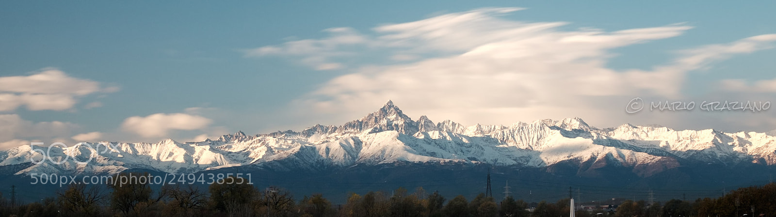 Fujifilm X-T1 sample photo. Monviso and the profile photography