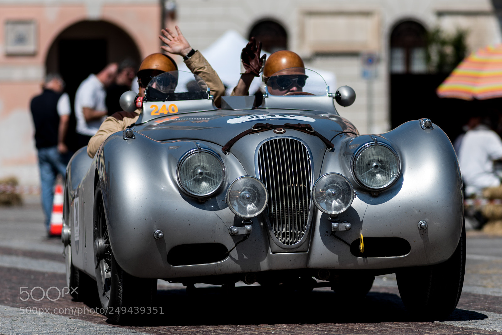 Nikon D810 sample photo. Jaguar xk 120 ots lightweight 1952 photography